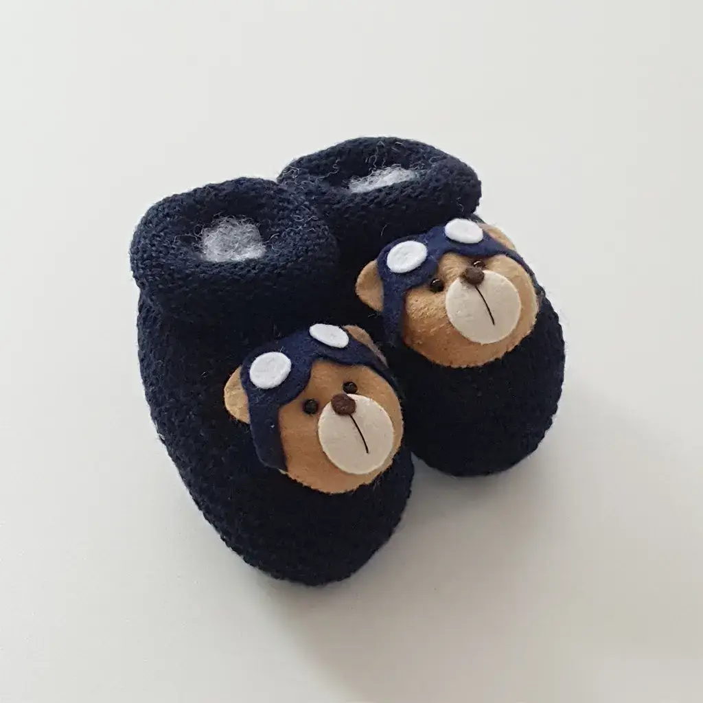 Botinha Tema Ursinho Aviador