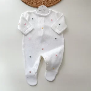 Macacão Poá Relevo Colorido