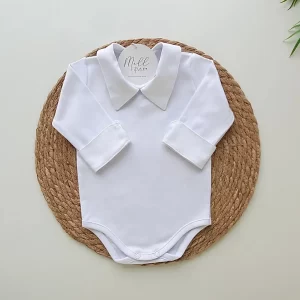 Body gola V com punhos